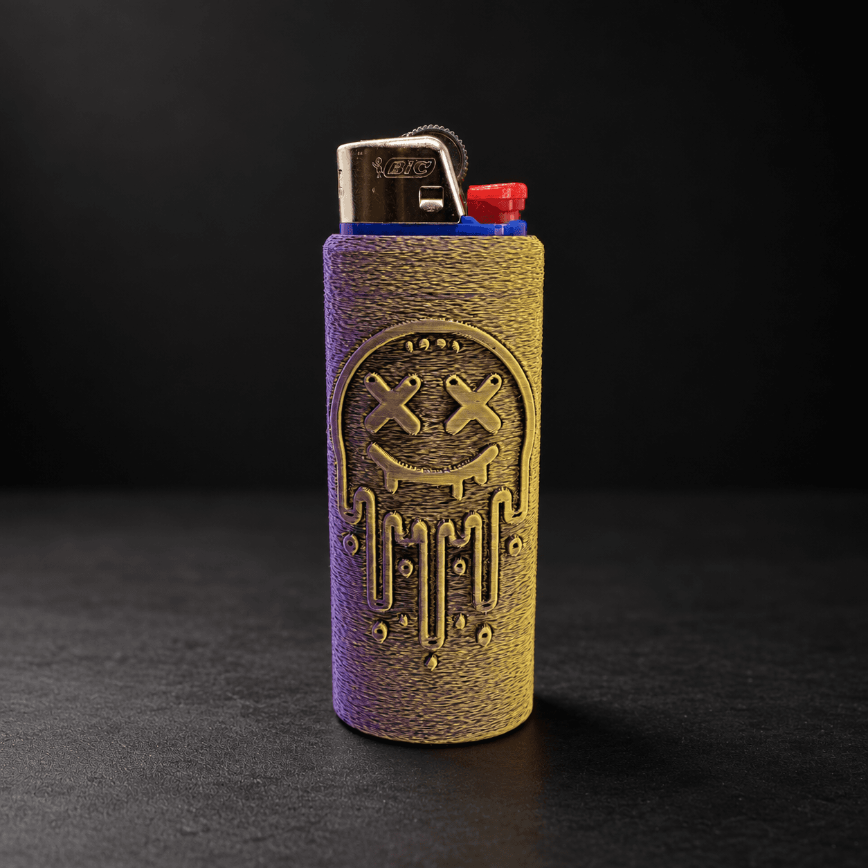 Bic Lighter Case Melting Smile
