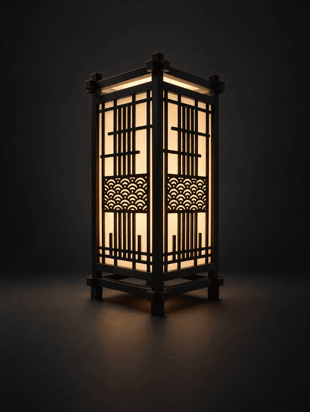 Kumiko Delta Lantern