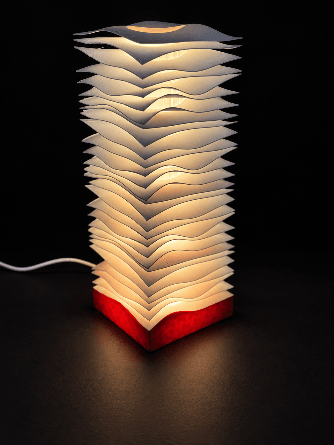 Table Lamp Waves