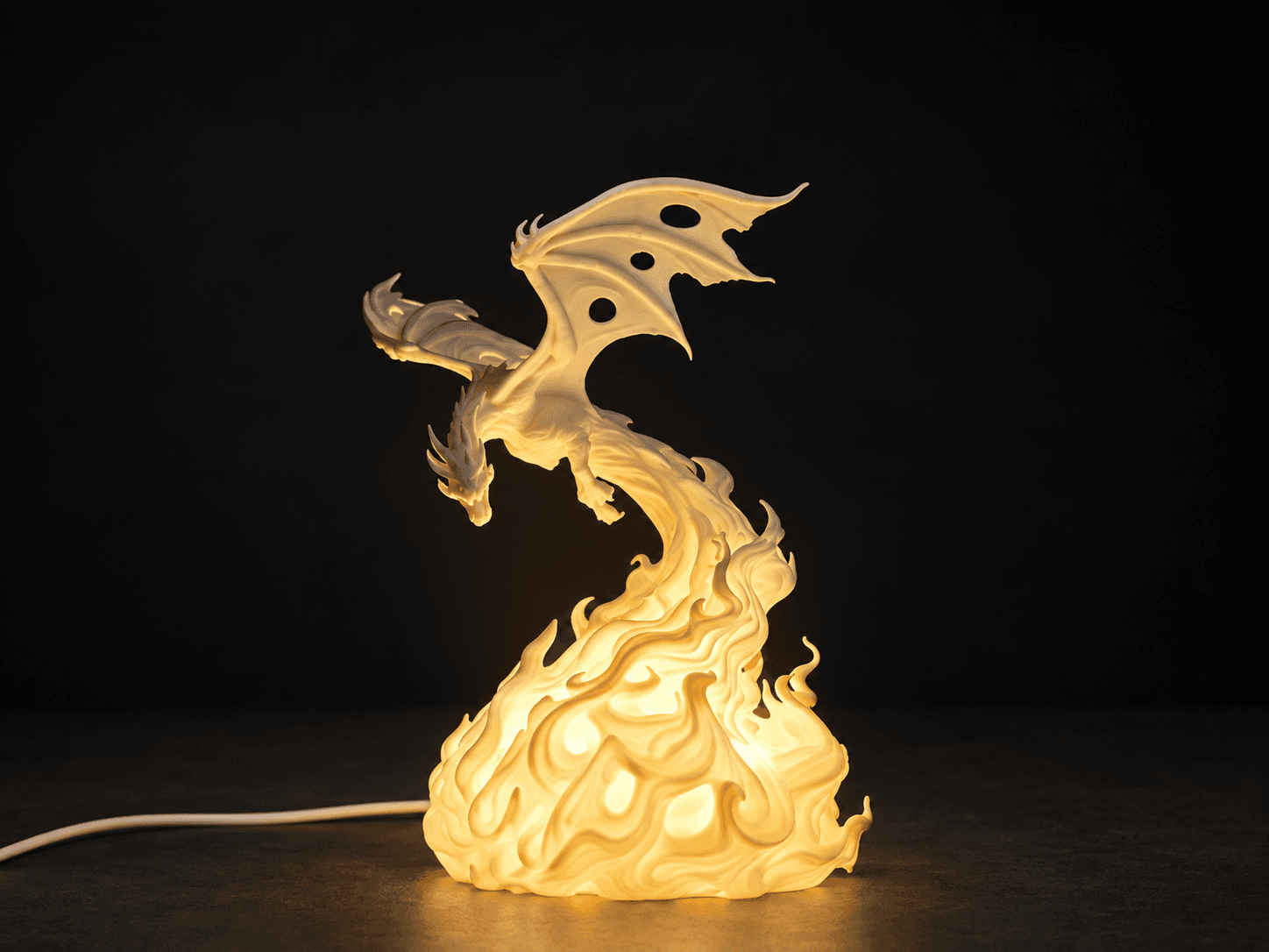 Dragon Fire Night Light